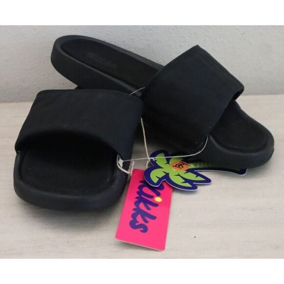 Kikks Slippas BDN2108-001 Men's Sz 9 Black Brandons Slip-On Sandals Slides - Picture 1 of 6